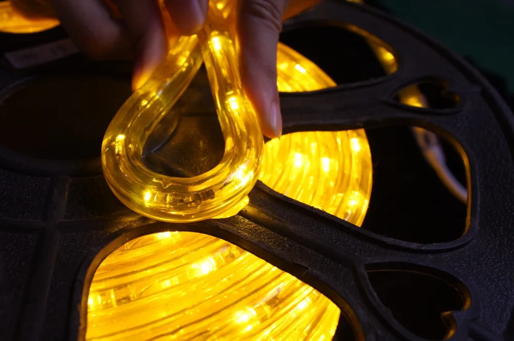 110v Waterproof Stand Type Led Light Swimming Pool Rope Light For