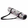 foldable yoga mat fabric suede microfiber cloth square travel yoga mat with yoga mat strap