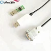 USB TO RS232 serial cable DB9P null modem Industrial serial port debug cable