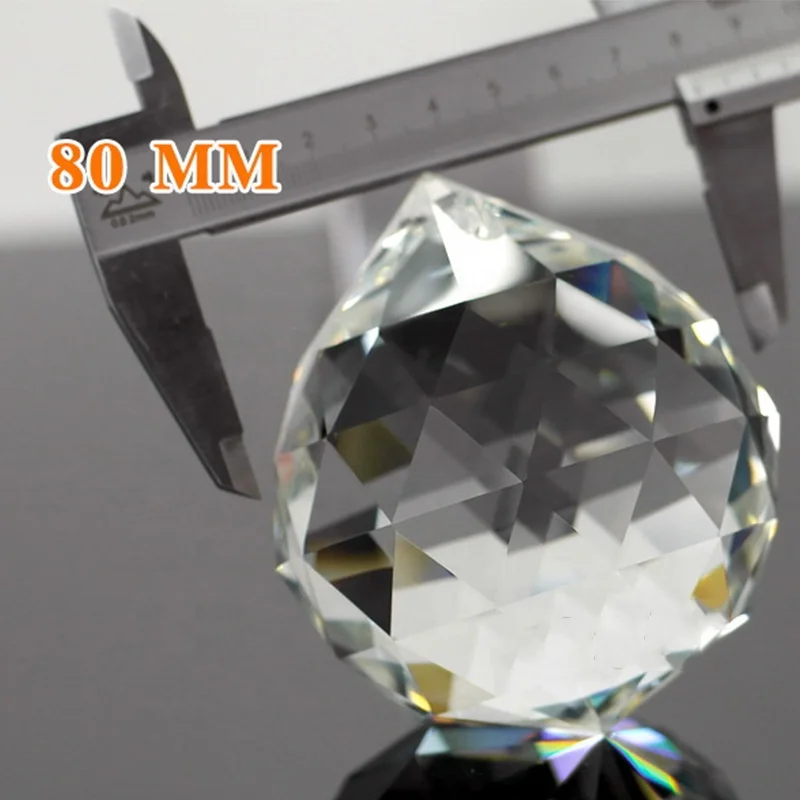 20-100mm Crystal Faceted Ball Fengshui Crystal Ball Crystal Chandelier Ball