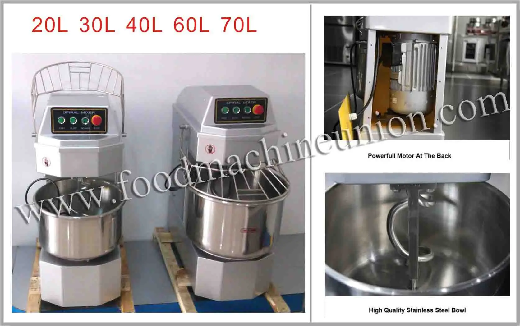 Ysns20j 20l Economy Electric Sprial Dough Mixer Buy Electric Dough