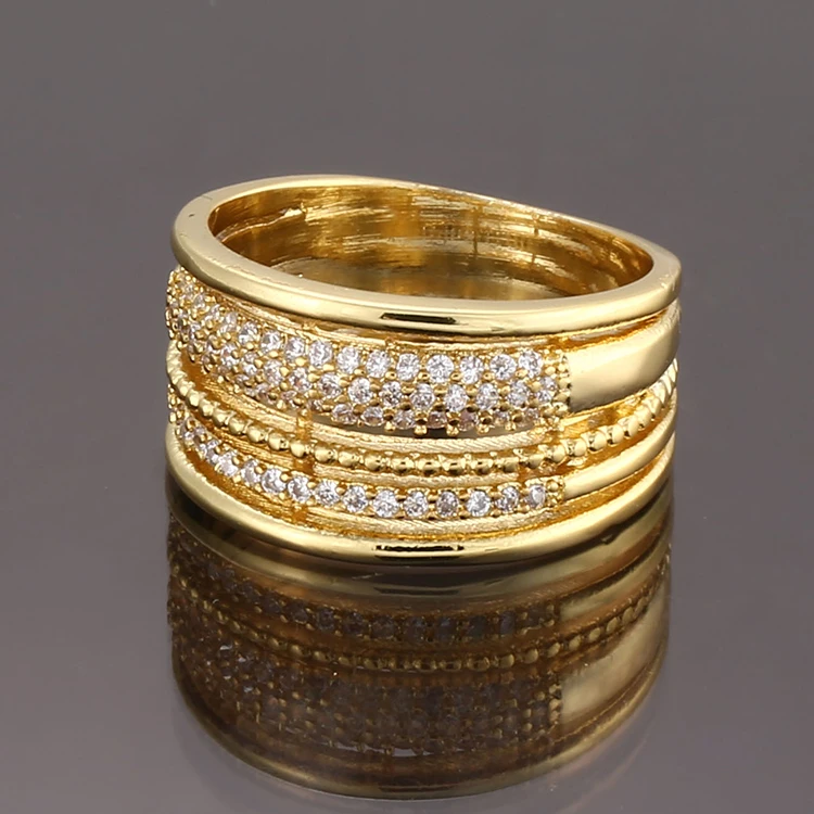Ladies La ilaha Gold Ring - Rims16540 - 22K gold ladies ring engraved with  