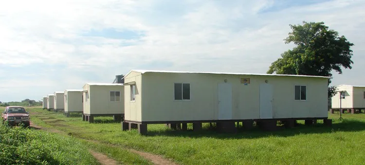 Top Class Steel Structure Modern Prefabricated House Used For Office Prefab Caravan House In Malaysia