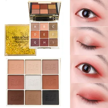 red and gold eyeshadow palette