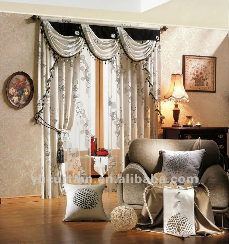 Luxury Hotel Curtains With Elegant Valance Curtain Buy Curtain