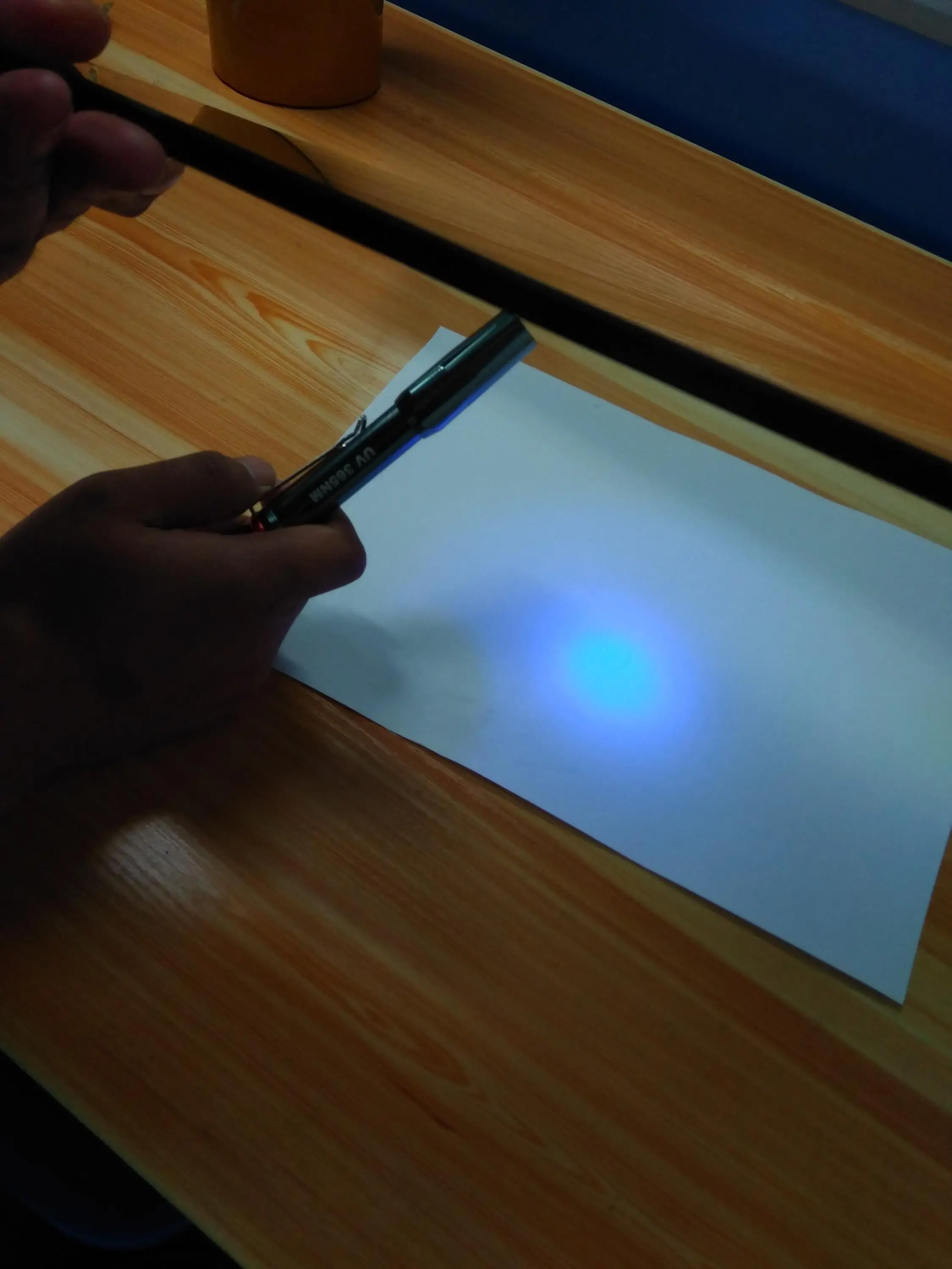 Professional Super Lightness AAA Battery 365nm UV Ultraviolet Pen Light Jade Lights