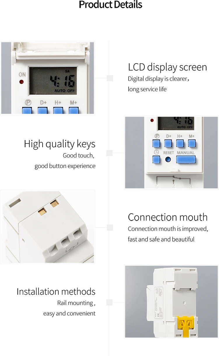 Din Rail Digital Programmable Low Voltage Timer Switch Buy Low