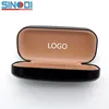 luxury full set of black pu leather sunglasses case extra large