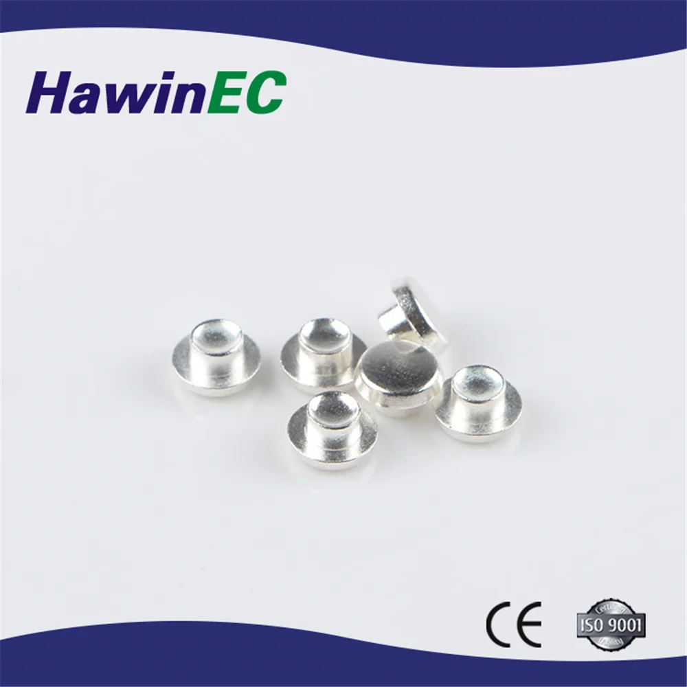 high current bimetal silver contact