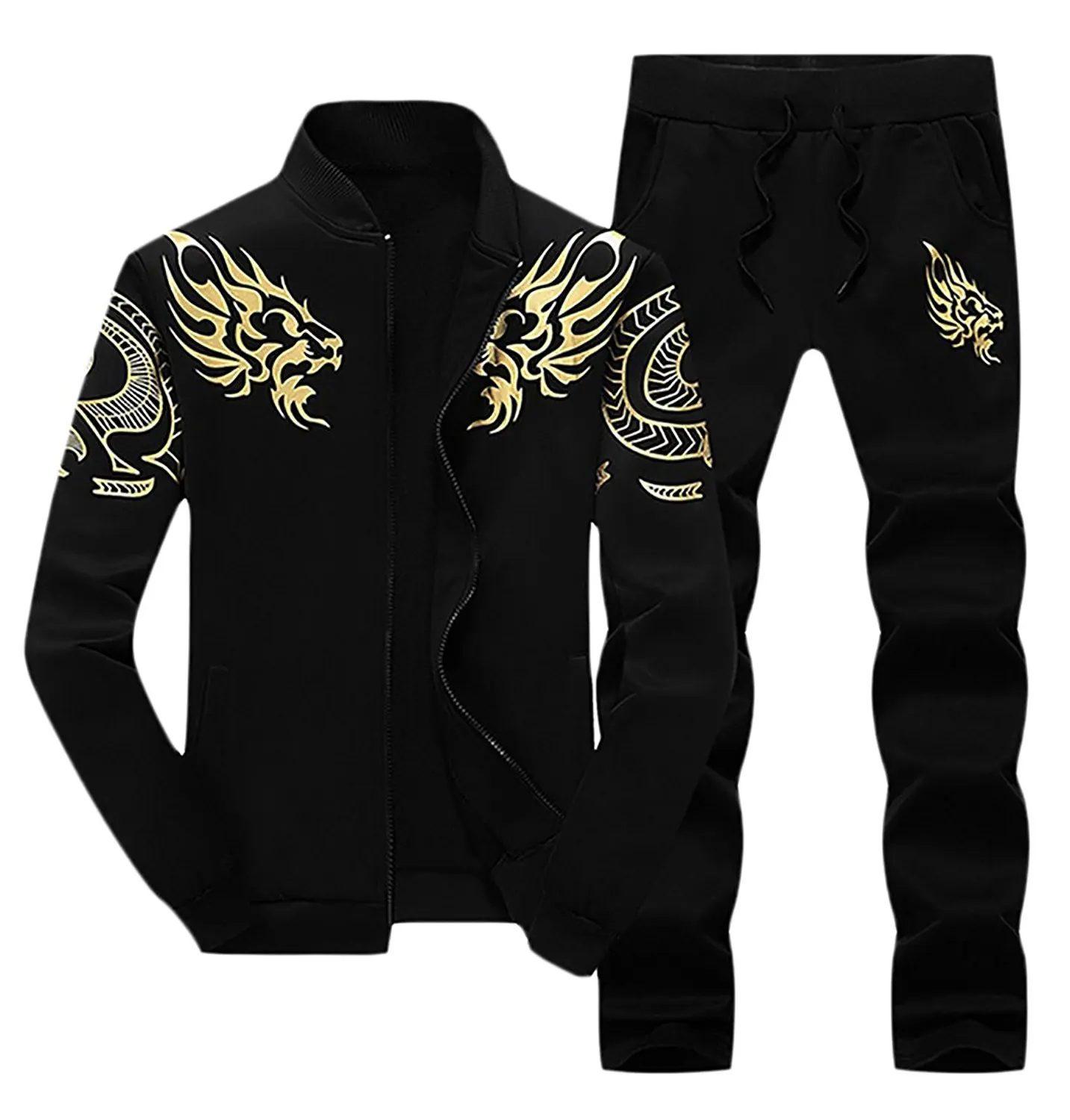 slim fit jogging suit