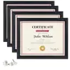 Customized a4 Wall and Tabletop Black Award Certificate Photo Frame