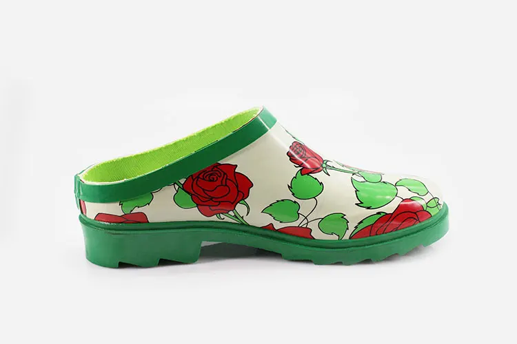 2016 Quality Green Colorful Garden boots