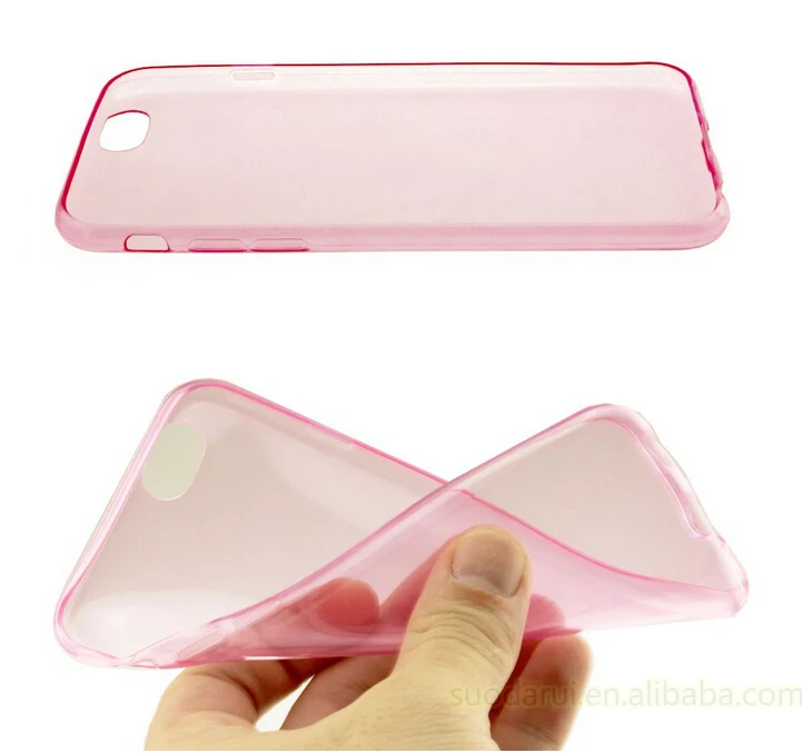 Wholesaling Crystal Ultra Thin TPU Case For iPhone 6s Colorful Transparent Gel Cover