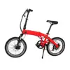 2018 best green power light 250W brushless motor high speed 20 folding e bike electric bicycle with removable hidden battery