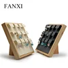 FANXI Wholesale Customized Solid Wood Jewelry Display Stand Fashion Storage Rack Hanging Earring Display Holder
