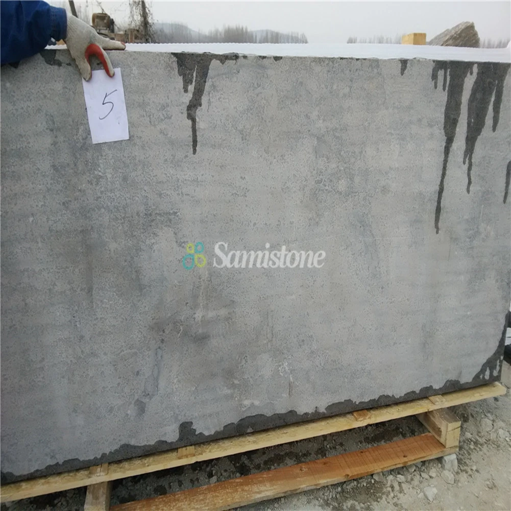 Samistone Blue Limestone Slab Natural Bluestone Slabs for Outdoor