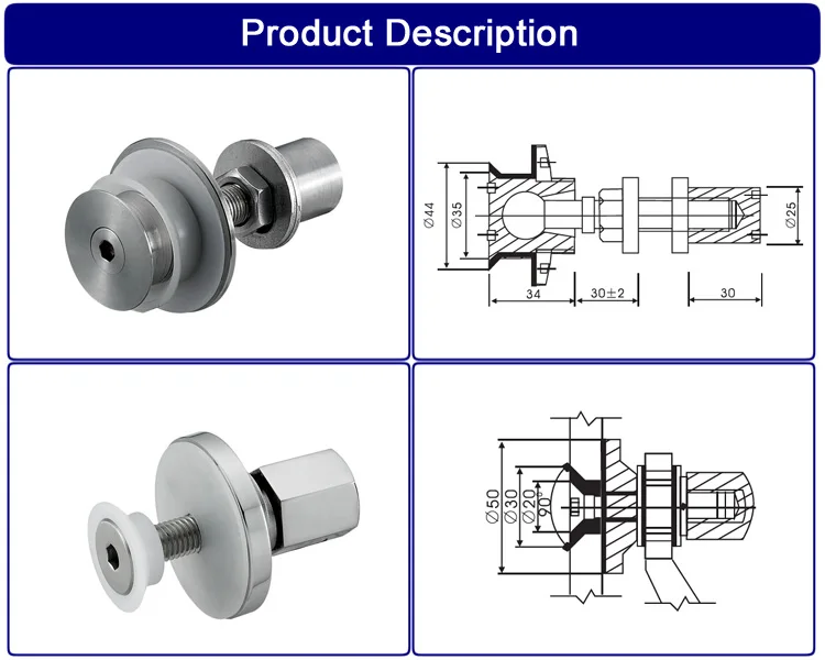 A Grade Stainless Steel Glass Fixing Bolts For Glass Wall Buy Fix