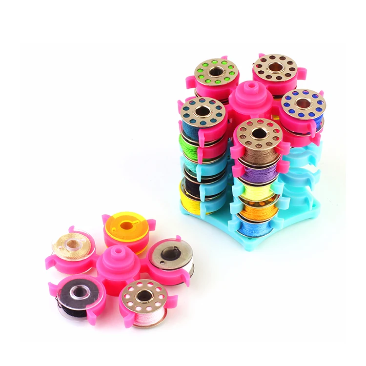 Sewing embroidery thread bobbin towerbobbin saverbobbin holder