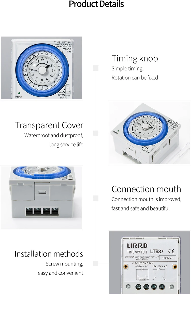 230v Toaster Oven Mini Mechanical Timer Switch Buy Mechanical Timer Switch,Mini Time Switch
