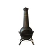 Made in china outdoor cast iron and steel chimenea