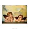 Popular modern handpainted little angle old master painting