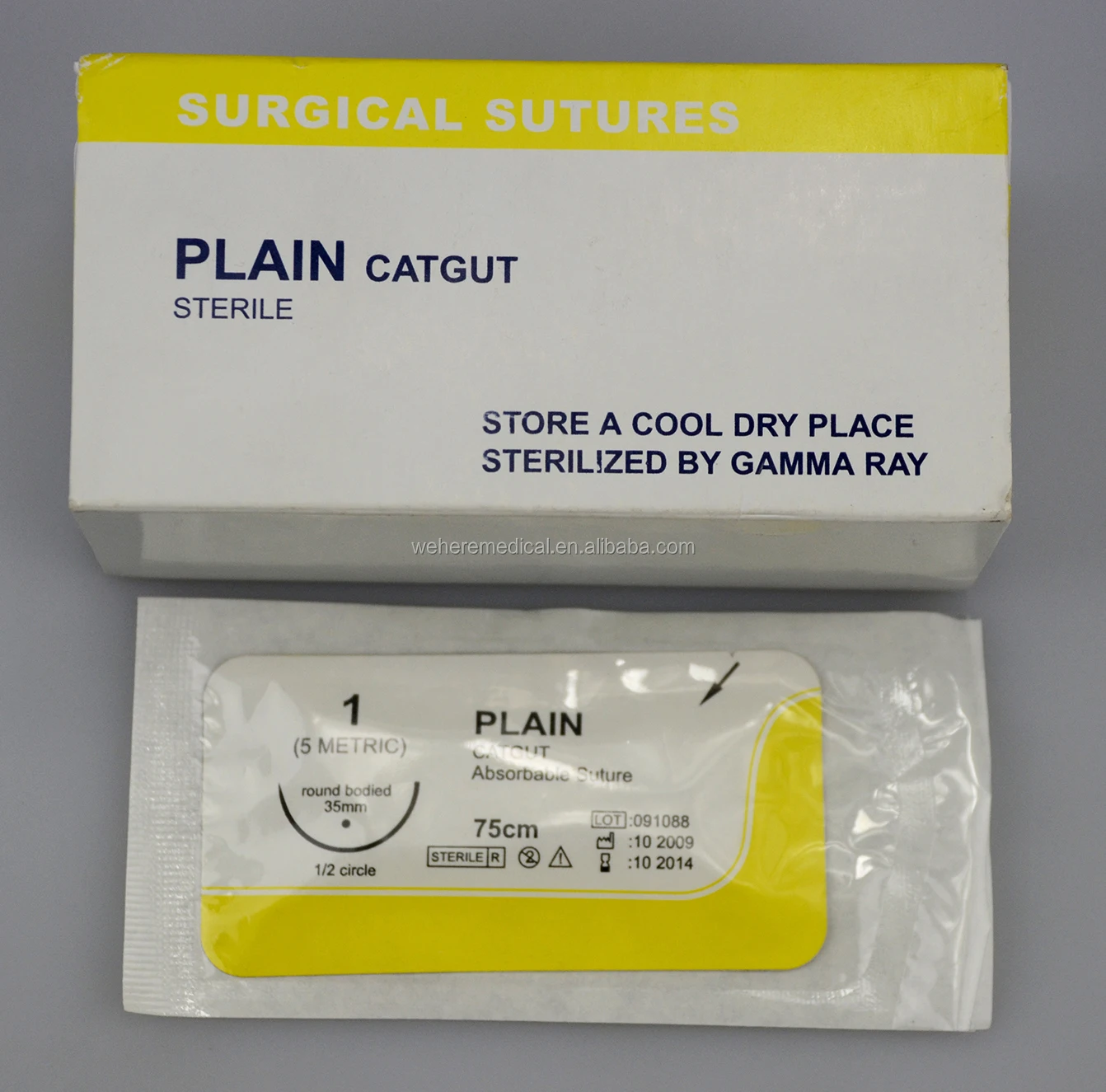 Disposable Medical Plain Chromic Catgut Sutures Buy Plain Catgut