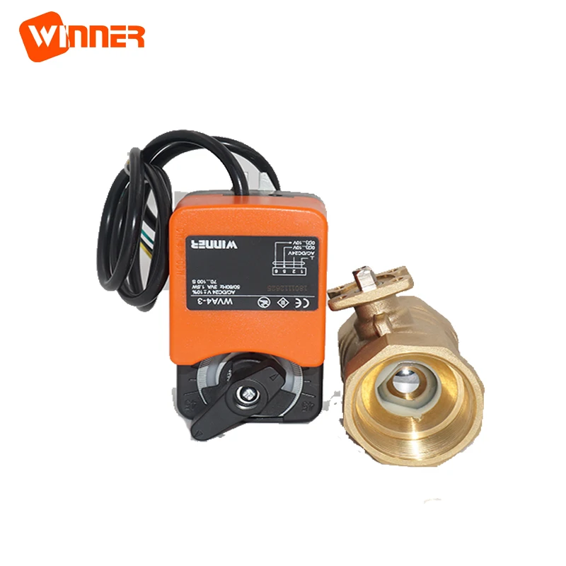 Automatic Flow Control Valve - 3 Way DC24V Diverter Water Ball Valve ...