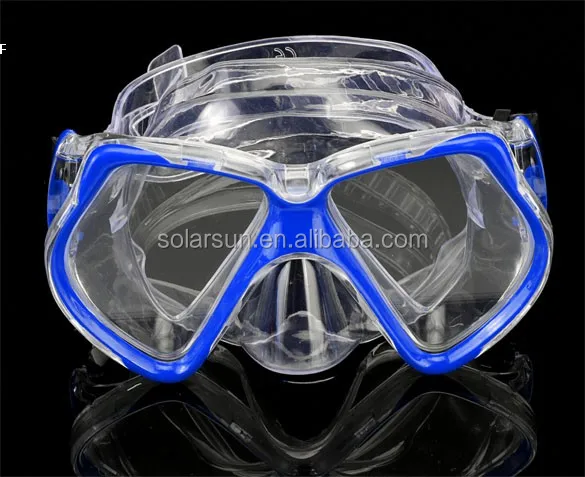 Wholesale Cheap Summer Promotion price buy Adult scuba diving equipment silicone diving mask + semi-dry snorkel gear kit