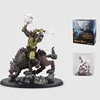 DC WOW World of Warcraft Riding Wolf Statue 10" Toy action Figure