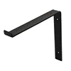 Black Power Coating Shelf Brackets L Shape Bracket