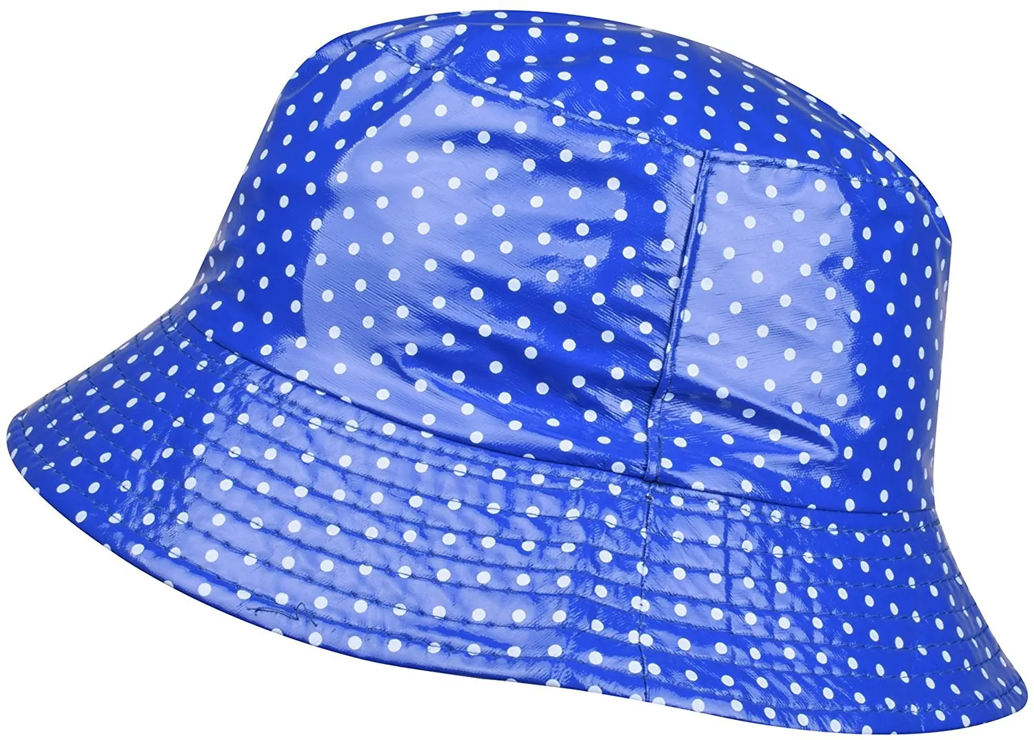 polka dot rain hat