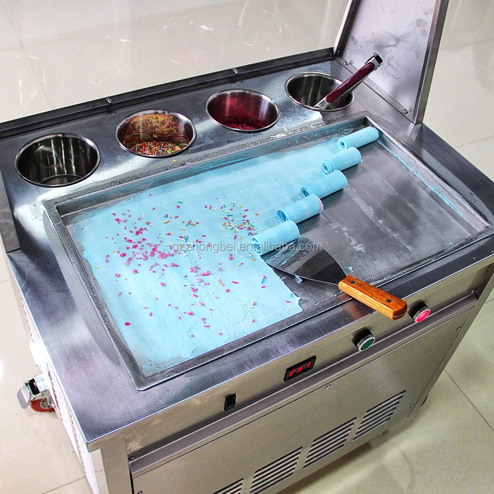 Roll Ice Cream Machine Fried Thai Fried Ice Cream Machine Pakistan