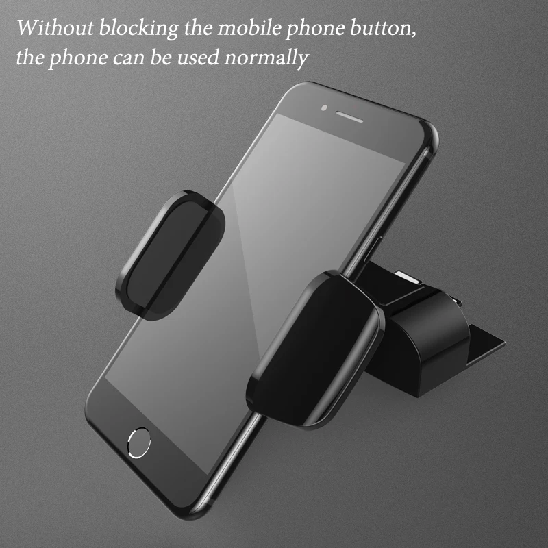 Universal Smart Air Vent Cell Phone Cradle Cd Slot Car Mount Cellphone Holder For Smartphone Mobile Stand