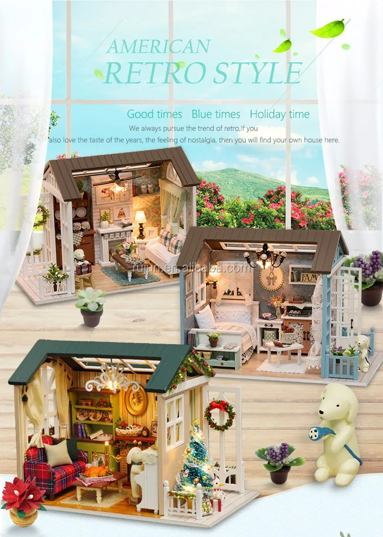 cute room dollhouse kits