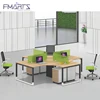 Standard Sizes 4 Person Open Space Modern Furniture Modular Office Workstation Divider