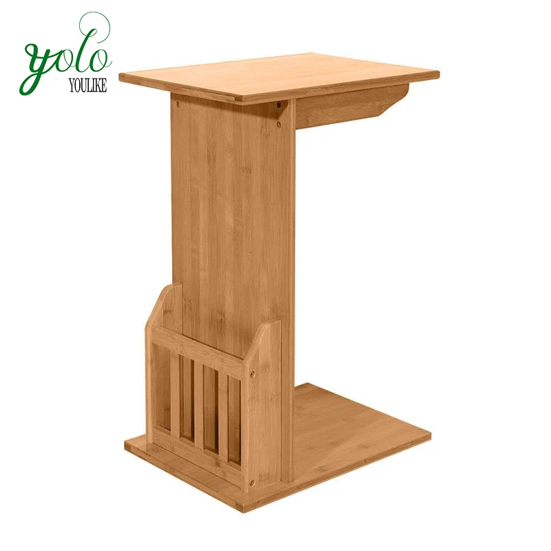 Portable Dinner Breakfast Bedfolding Snack Serving Table Traytv Stand