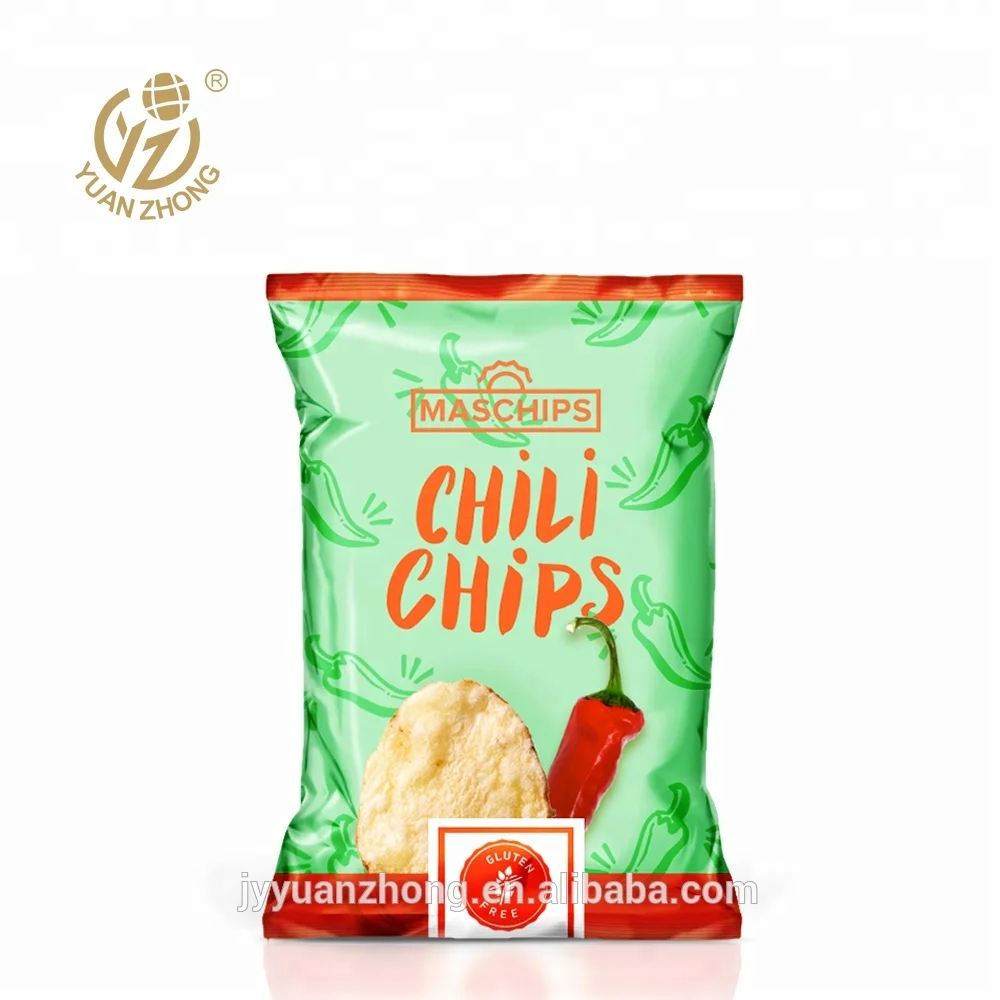 China Manufacturer Heat Sealing Custom Printed Snack Food French Fries