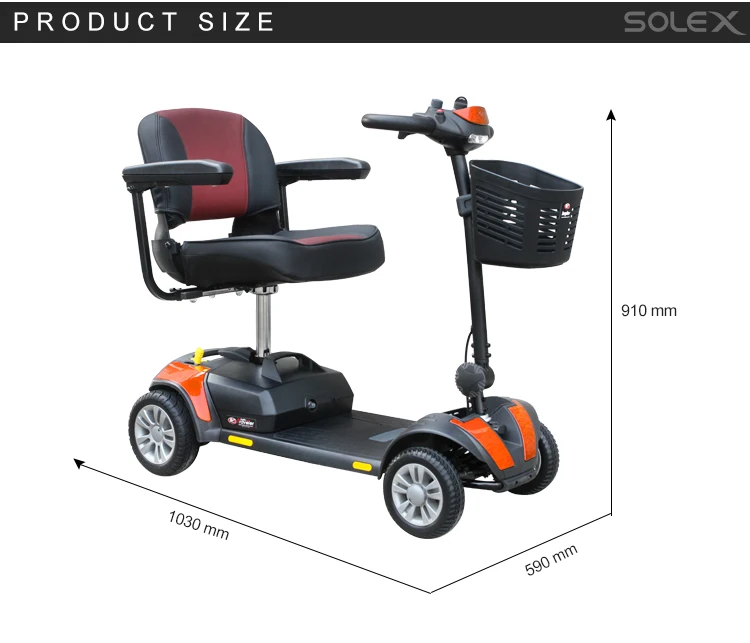 foldable lightweight power mobility scooter