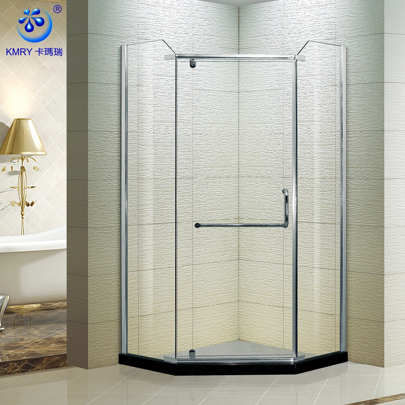 Душевые 5. Душевая кабина модель Full Glass Shower Room ks0909 стекло 6мм. Душевая кабина 5 угольная. Трапециевидная угловая душевая кабина. Угловой душ.