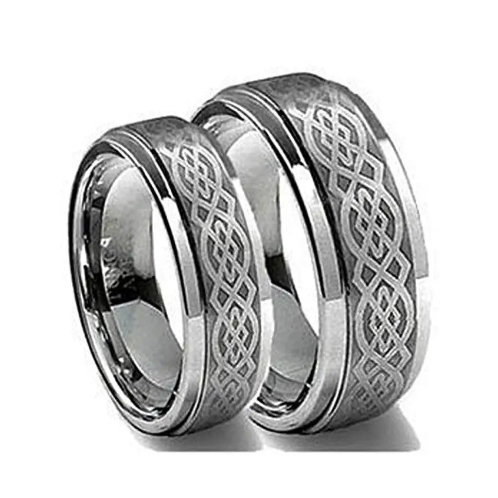 Обручальные кольца с кельтским узором