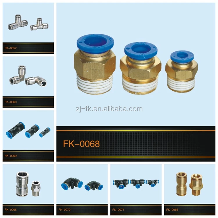 High Quality Nylon Or Pu Hose Plastic Quick T Connector