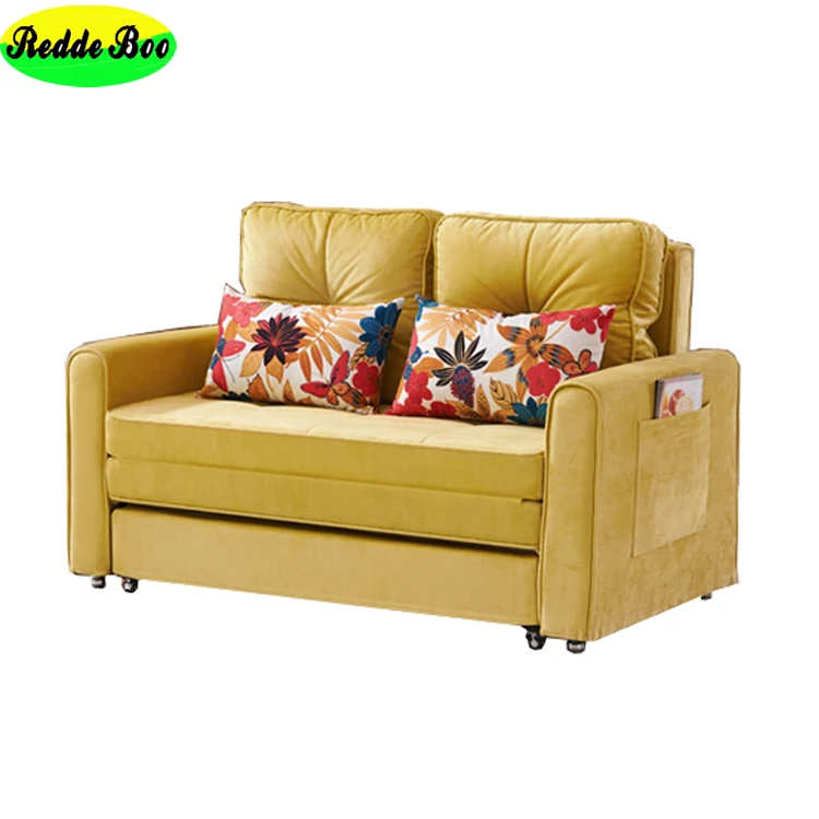 New Designs Fabric Sofa Bed With Wooden Sofa Frame - Buy New Designs