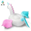 Hot Sale Water Park Inflatable Unicorn Float SGS Plastic Pink-Blue Colorful Wings Unicorn Lounge Customize