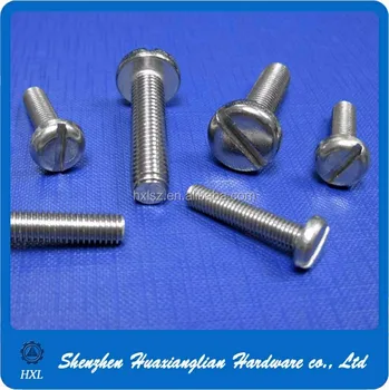 Din85 Din 85 Stainless M2 M3 M4 M5 M6 M7 M8 Slotted Pan Head Machine ...