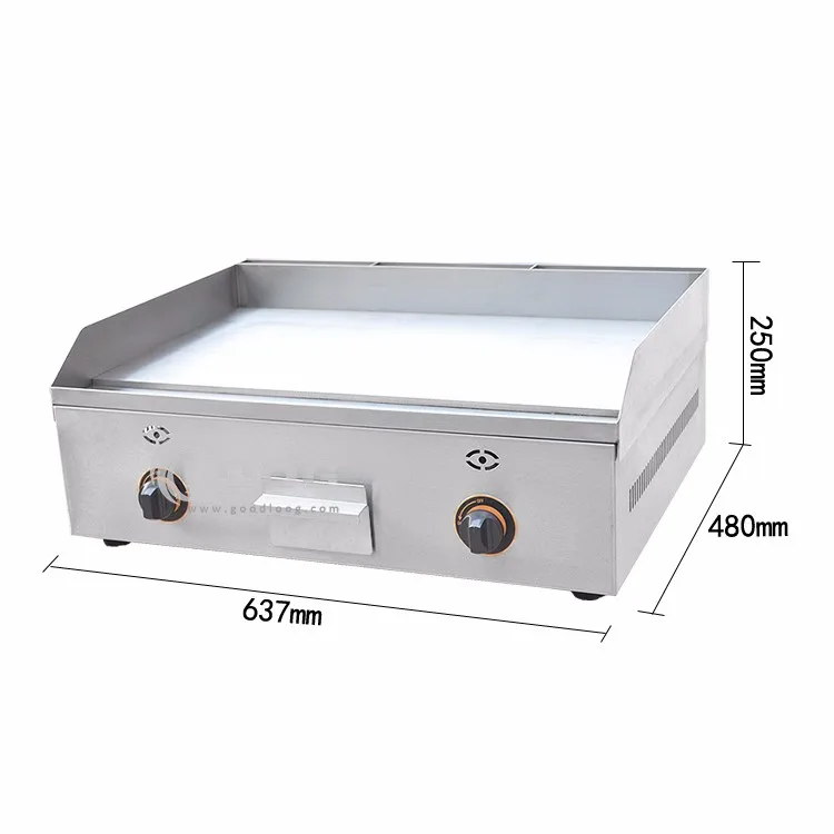Stainless Steel Gas Griddle Commercial Table Top Gas Griddle Buy