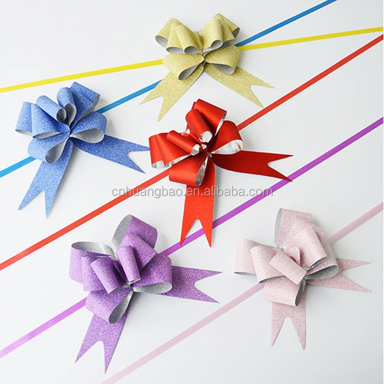 Twinkle Glitter Fabric Butterfly Ribbon Tie Bow Ribbon Bow
