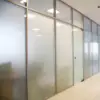 Sell CE/ISO9001/CCC 8mm,10mm,12mm office partition tempered acid etched glass,high quality tempered glass