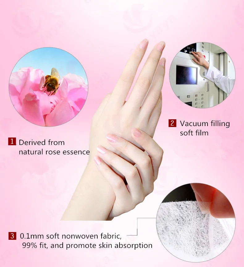 Organic Skin Care Treatment Smoothing Collagen Hand Mask Moisturizing