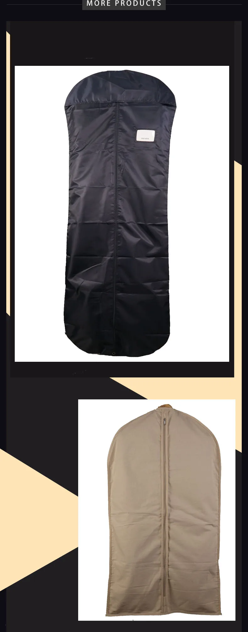 peva frameless suit bag