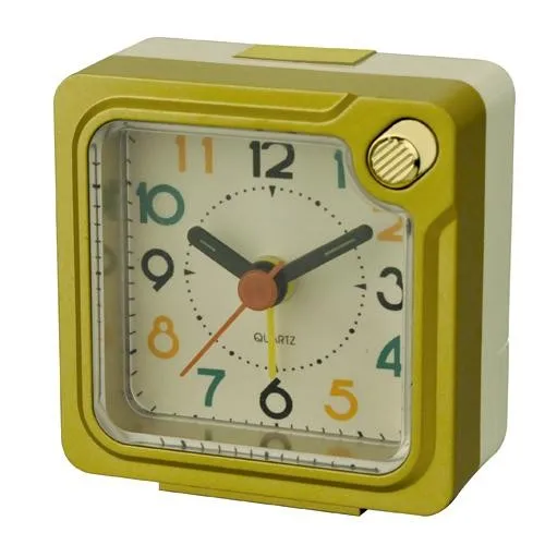 Snooze Light Mini Alarm Clock,Pretty Quiet Movement Travel Alarm Clock